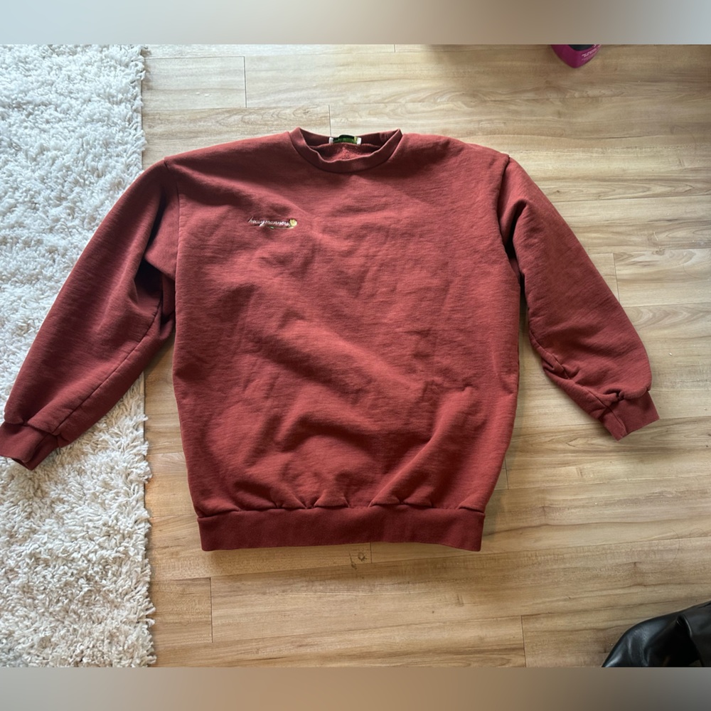 heavy manners maroon crewneck